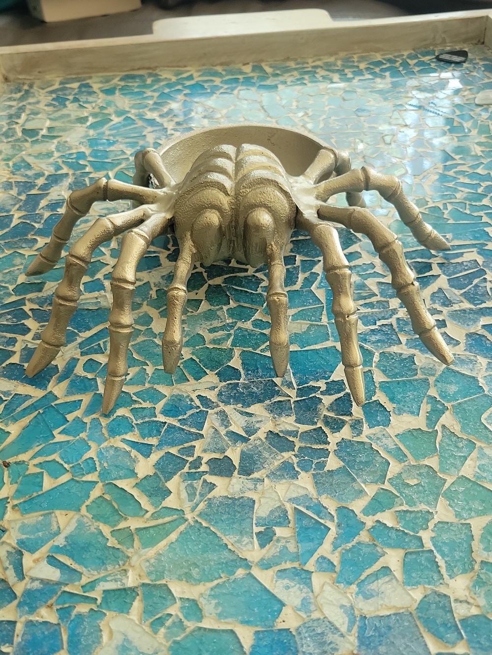 Catherine Martin X Anthropologie Midnight Creatures Spider Candle Holder/Tray - Picture 8 of 13